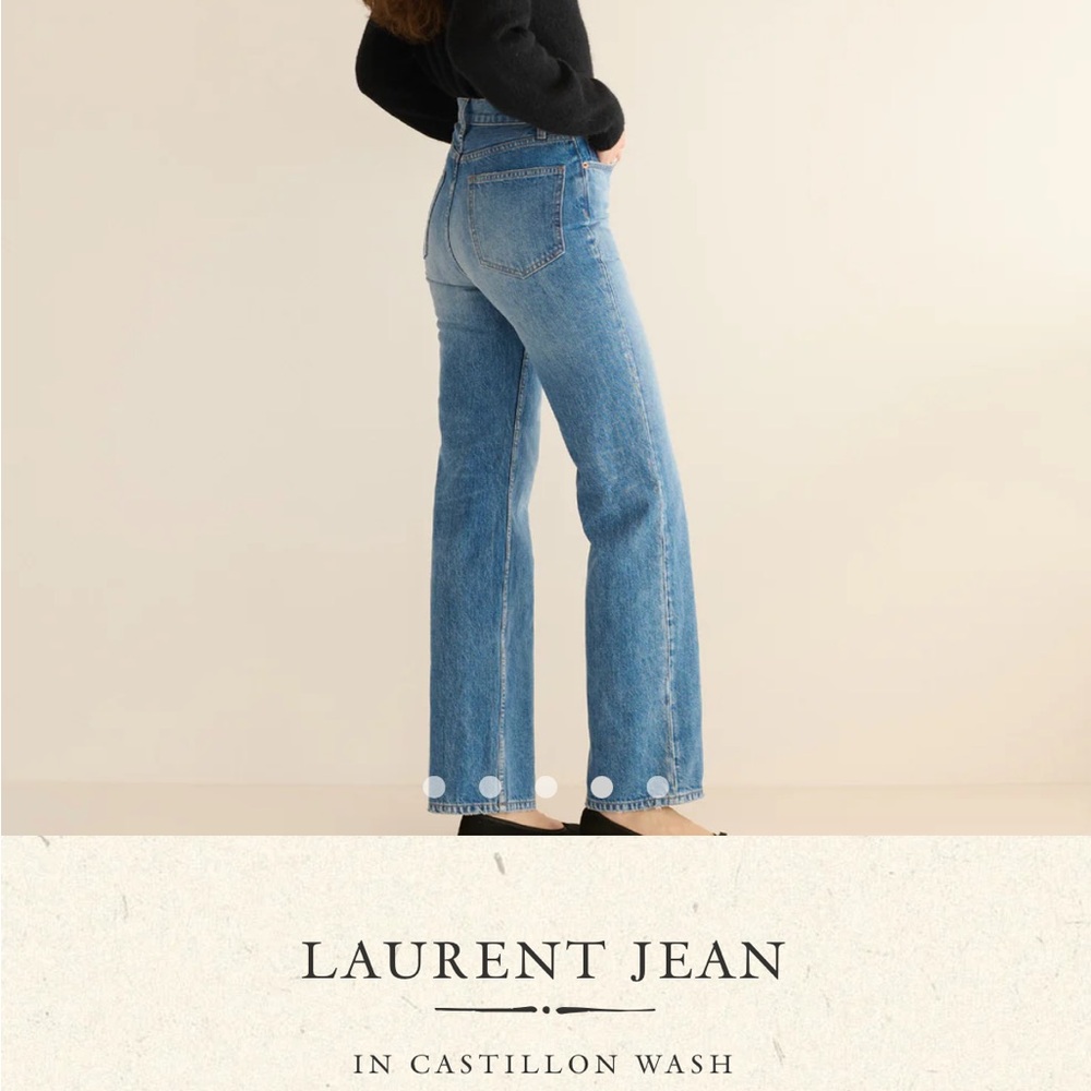 Doen Straight-Leg Jeans in Light Blue Wash - Picture 2 of 9